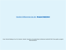 Tablet Screenshot of paschen-gmbh.de